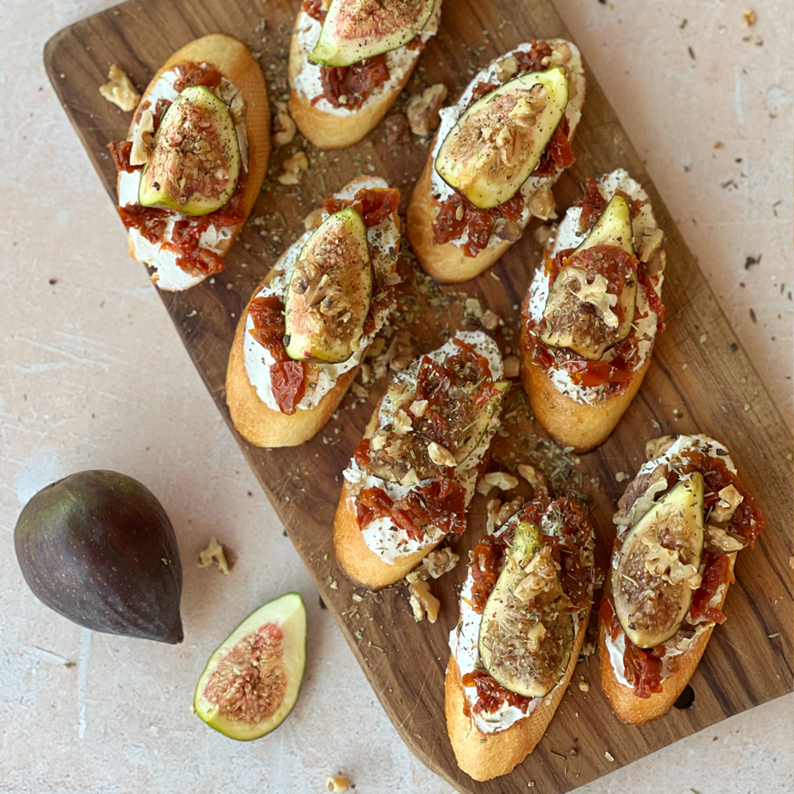 Bruschetta med fiken