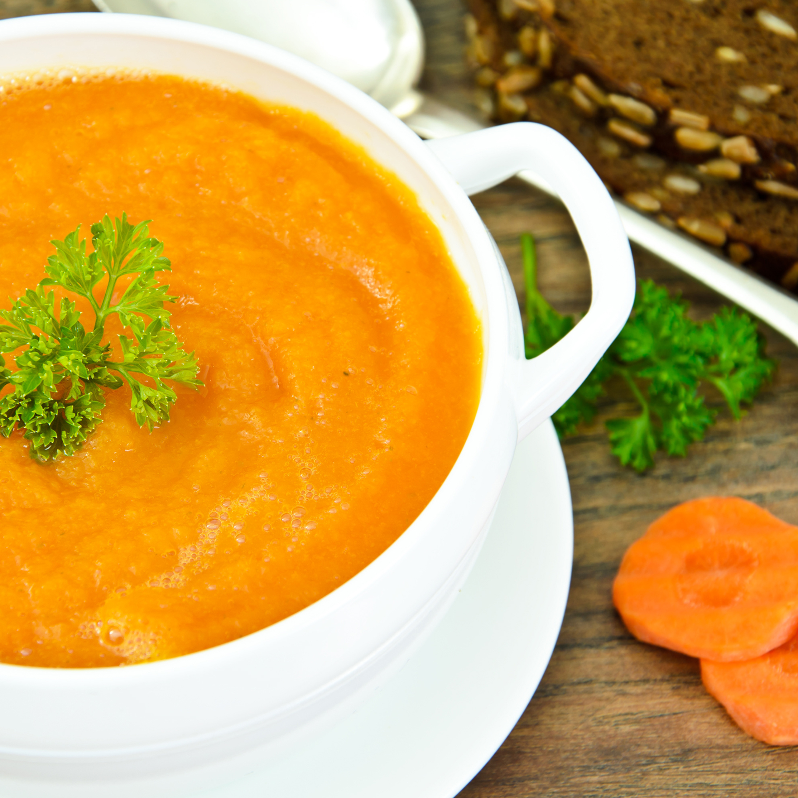 Søtpotet & Gulrot Karrisuppe