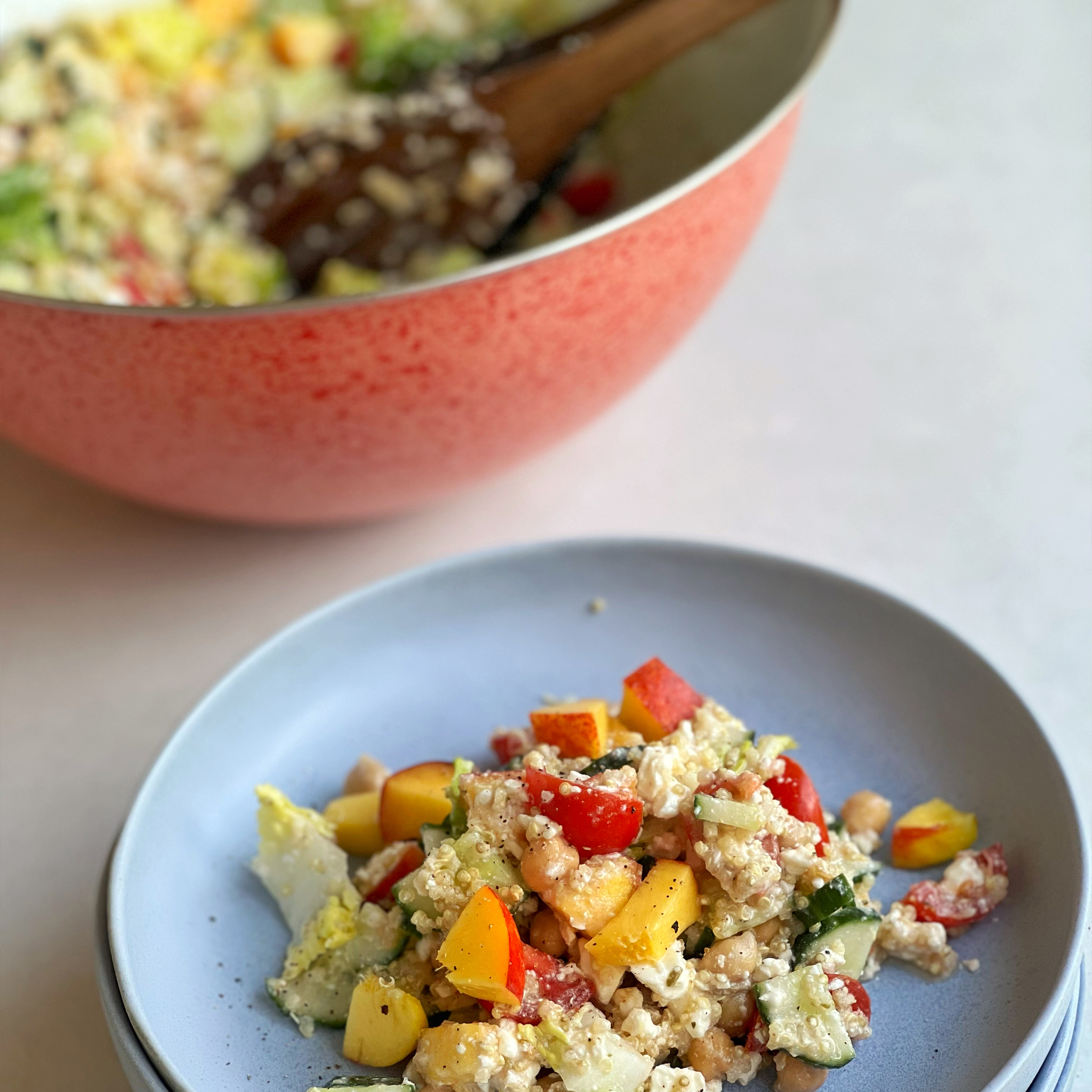 Fetaost & Quinoa Sommersalat